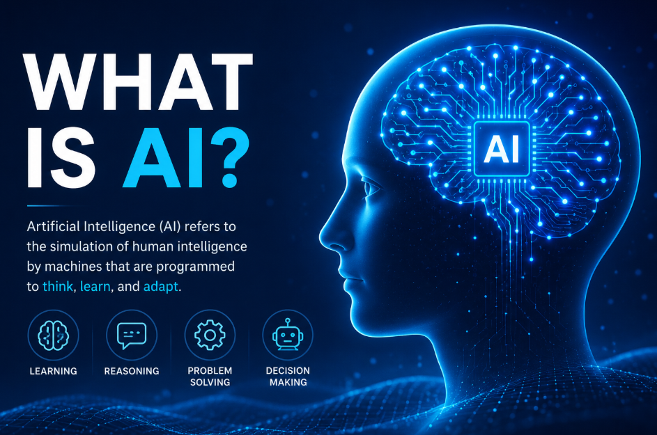 Artificial Intelligence (AI) enables machines to learn, reason and perform human-like tasks. Learn AI meaning, uses, examples and applications in business and technology.