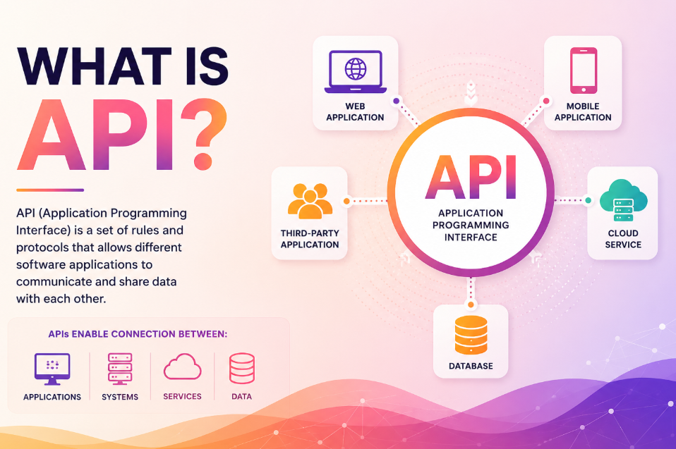 An API, or Application Programming Interface, is a set of rules and protocols that allows different software applications to communicate with each other.