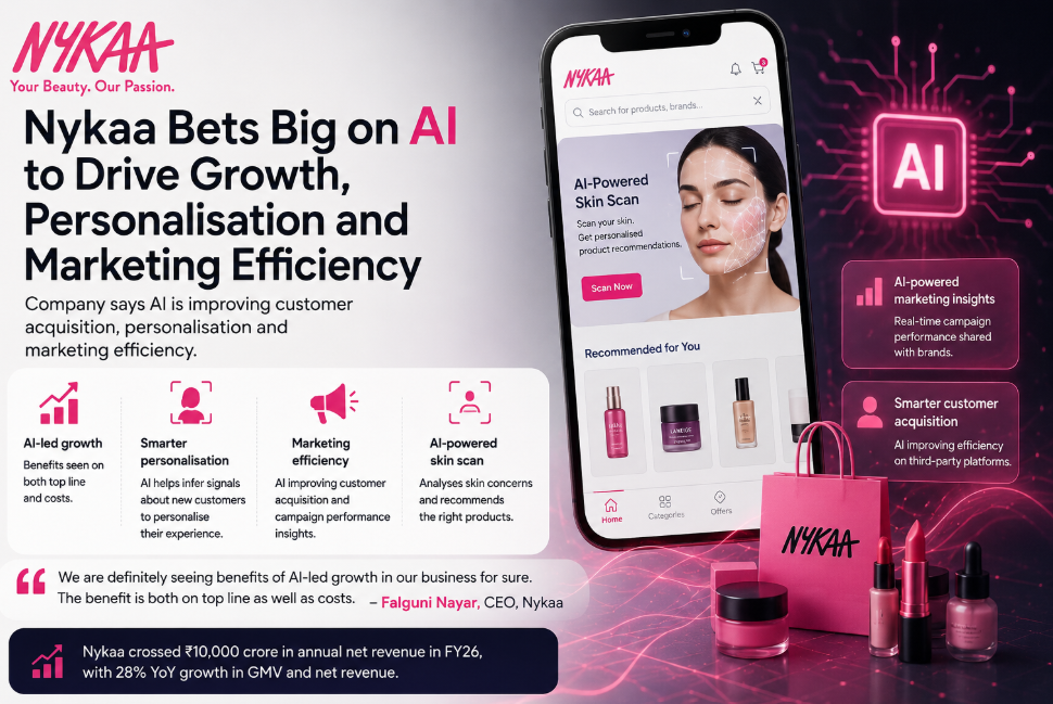 The company, which crossed Rs 10,000 crore in annual net revenue for the first time in FY26, said AI is beginning to play a meaningful role across both growth and profitability metrics.