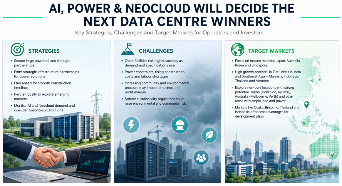 As demand for AI infrastructure surges, data centre operators and investors are being forced to rethink where they build, how they secure power and which markets offer the best long term returns.