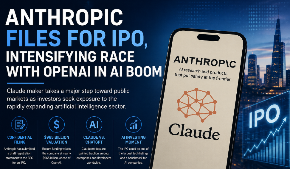 The IPO plans follow a recent funding round that valued Anthropic at nearly $965 billion, making it one of the most valuable private technology companies globally.