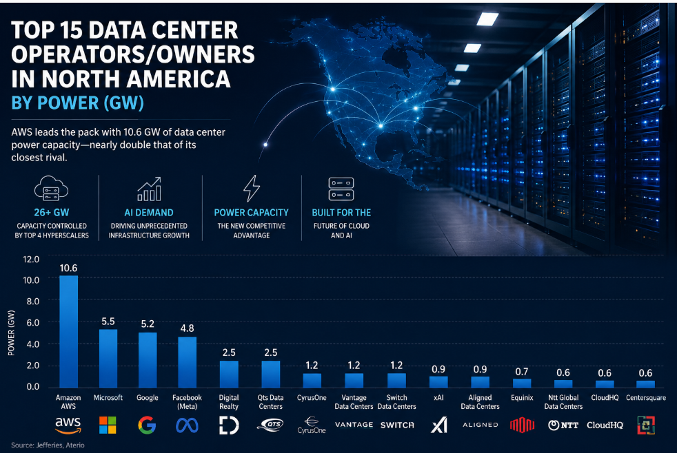 Top 15 Data Centre in US