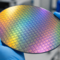 Silicon semiconductor wafer used in chip manufacturing