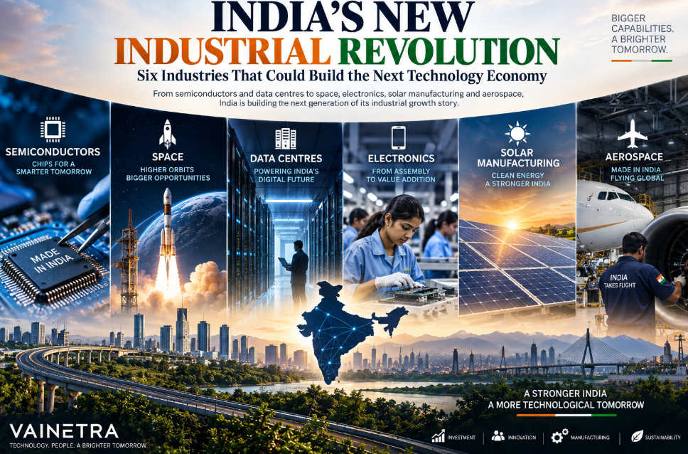 India's new industrial revolution across semiconductors, space, data centres, electronics, solar manufacturing and aerospace