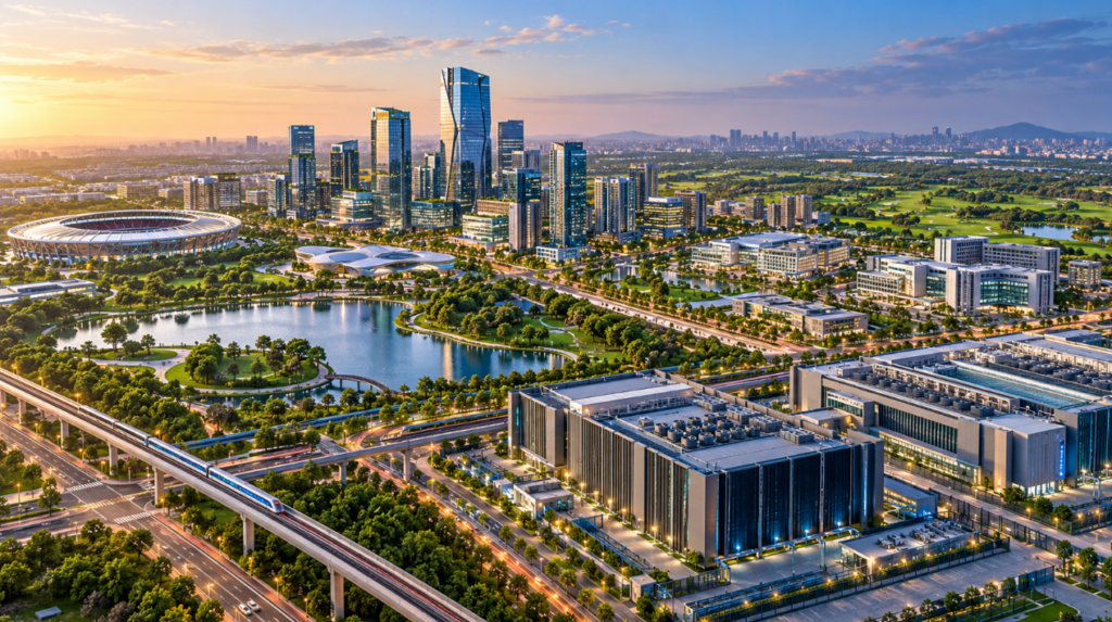 Hyderabad is preparing for a major expansion beyond its traditional IT corridors.