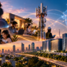 Jio Platforms digital ecosystem featuring 5G connectivity, artificial intelligence, data centres and digital services connecting millions of Indians.