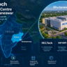 Map of India highlighting Bhubaneswar, Odisha, for HCLTech’s planned AI data centre in partnership with Sarvam and the Odisha government.