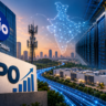 Jio Platforms IPO and AI infrastructure in India, featuring data centres, 5G connectivity and artificial intelligence technology.