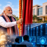 Prime Minister Narendra Modi with the RBI’s new data centre and cybersecurity infrastructure in Bhubaneswar, Odisha.