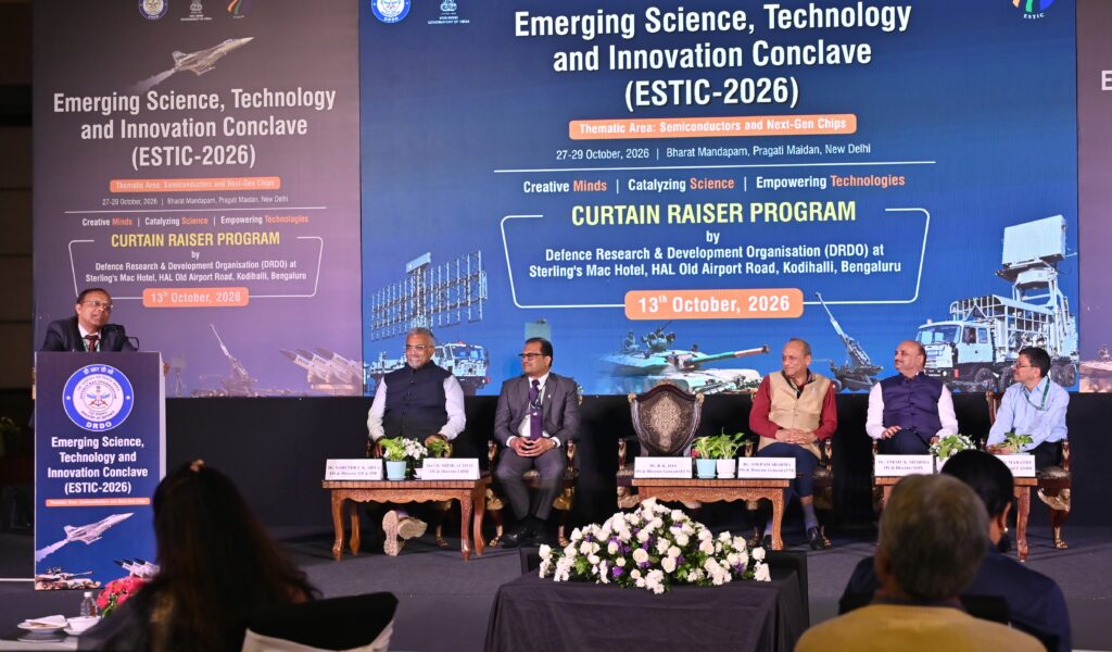 The Defence Research and Development Organisation (DRDO) will lead a thematic session on ‘Semiconductors and Next-Gen Chips’ at the Emerging Science, Technology & Innovation Conclave (ESTIC 2026), scheduled to be held at Bharat Mandapam, New Delhi, from October 27 to 29, 2026.